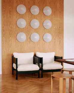 HAY Ono taklampa, fast installation, 35 cm, vit opalakryl