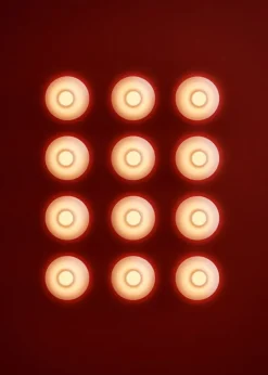 HAY Ono taklampa, fast installation, 20 cm, vit opalakryl