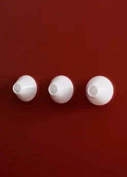 HAY Ono taklampa, fast installation, 20 cm, vit opalakryl