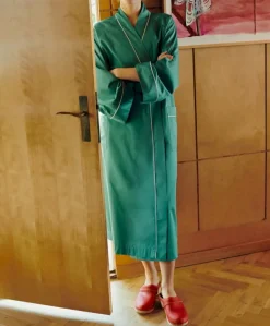 HAY Outline morgonrock, one size, smaragdgrön