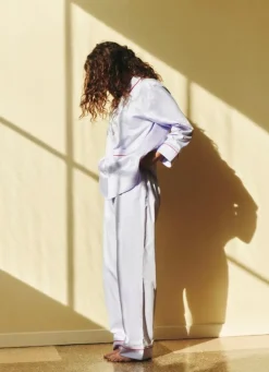 HAY Outline pyjamas-skjorta, långärmad, lavendel