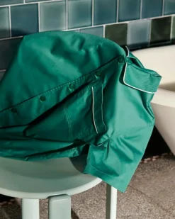 HAY Outline pyjamaströja, kortärmad, smaragdgrön