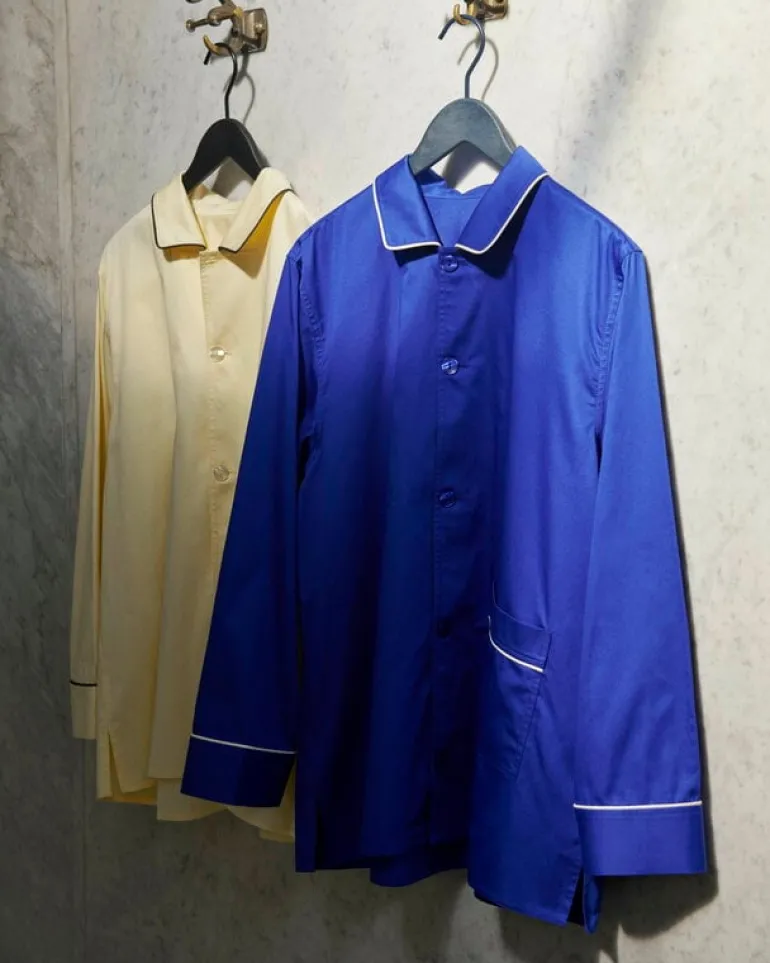 HAY Outline pyjamaströja, långärmad, klarblå