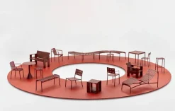 HAY Palissade bänk, iron red