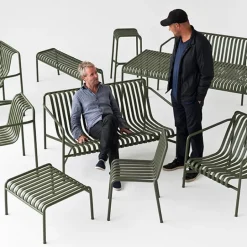 HAY Palissade bänk, ljusgrå