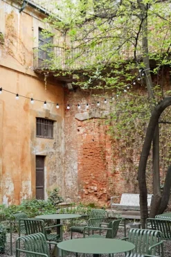 HAY Palissade Cone bord, 90 cm, oliv