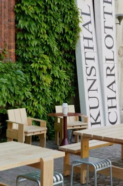 HAY Palissade Cone bord, 70 cm, iron red