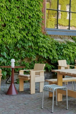 HAY Palissade Cone bord, 70 cm, iron red