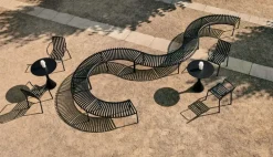 HAY Palissade Cone bord, 70 cm, antracit