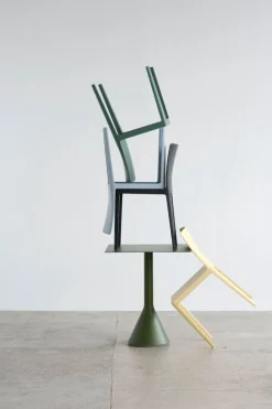 HAY Palissade Cone bord, 65 x 65 cm, oliv