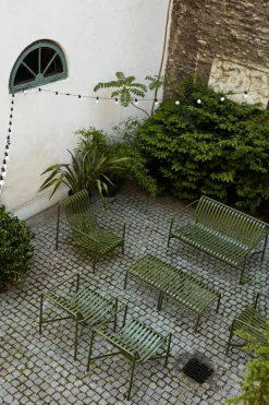 HAY Palissade fåtölj, hög, oliv