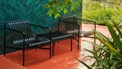 HAY Palissade fåtölj, låg, antracit