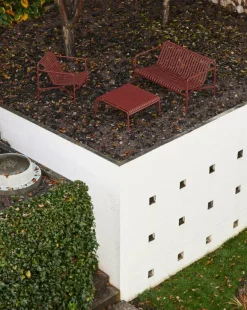 HAY Palissade fåtölj, låg, iron red