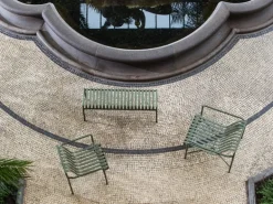 HAY Palissade fåtölj, låg, oliv