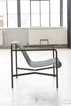 HAY Palissade fåtölj, låg, oliv