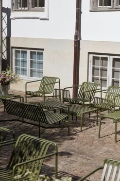 HAY Palissade fåtölj, låg, oliv