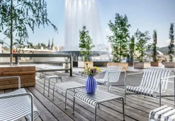 HAY Palissade fåtölj, låg, varmgalvaniserad