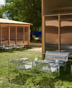 HAY Palissade fåtölj, låg, varmgalvaniserad