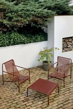 HAY Palissade lågt bord, 81,5 x 86 cm, iron red