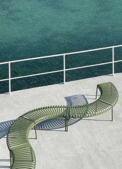 HAY Palissade Park bänk, himmelsgrå