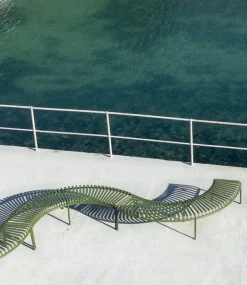 HAY Palissade Park bänk, oliv