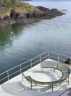 HAY Palissade Park matbänk, in-in, set om 2, oliv