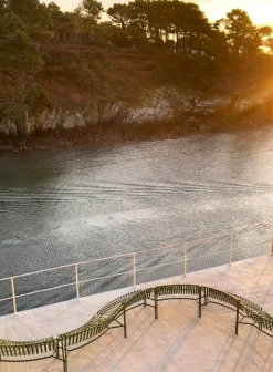 HAY Palissade Park matbänk, in-in, set om 2, oliv