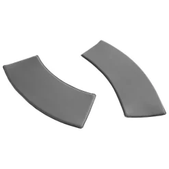 HAY Palissade Park matbänksdyna, in-ut, set om 2, antracit