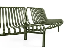 HAY Palissade Park tilläggsbänk för matplats, ut, oliv