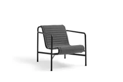 HAY Palissade Quilted dyna för låg fåtölj, antracit