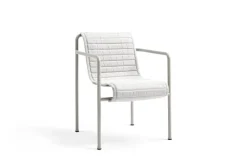 HAY Palissade Quilted dyna för matstol med armstöd, himmelsgrå