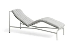 HAY Palissade Soft kviltad dyna för solsäng, himmelsgrå