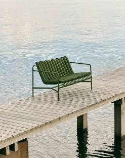 HAY Palissade Soft kviltad dyna för soffa, oliv