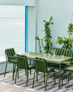 HAY Palissade Soft kviltad dyna för fåtölj/stol, oliv