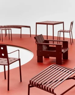 HAY Palissade solsäng, iron red