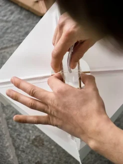 HAY Paper Cube bordslampa, vit