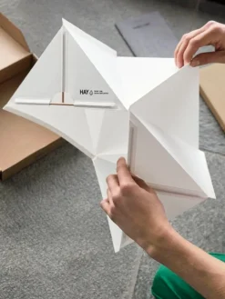 HAY Paper Cube bordslampa, vit