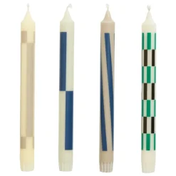 HAY Pattern ljus, 4-pack, cream - dark