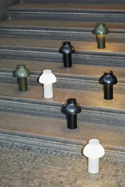 HAY PC Portable bärbar bordslampa, oliv