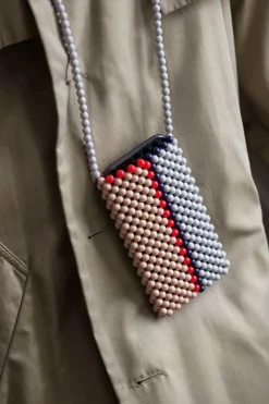 HAY Perla mobilväska, Krem