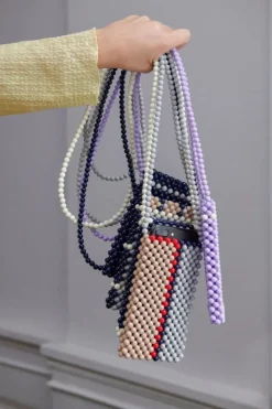 HAY Perla mobilväska, Krem