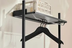 HAY Pier System 1001 garderob, 1 kolumn, PS svart