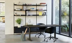 HAY Pier System 133 hylla, 3 kolumner, PS svart