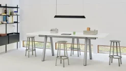 HAY Pier System 132 hylla, 2 kolumner, PS svart