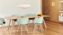 HAY Pier System 132 hylla, 2 kolumner, PS vit - aluminium