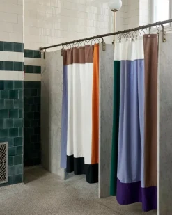 HAY Pivot duschdraperi, 180 x 200 cm, blå