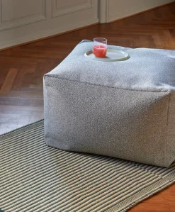 HAY Pouf, grey sprinkle