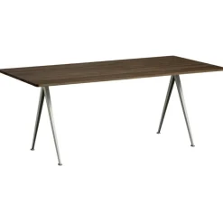 HAY Pyramid bord 02, 190 x 85 cm, beige - rökt ek