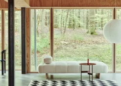 HAY Quilton Lift, dagbädd, Flamiber Cream A5 - lackad ek