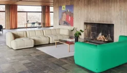 HAY Quilton 3-sits soffa, grön Vidar 932